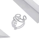 925 Sterling Silver Oxidized Silver Pavé Setting CZ Earrings