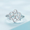 925 Sterling Silver Ring Size 6.0 with Platinum Plating