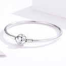 925 Sterling Silver Adjustable Bracelet Style Nan Size 17cm for Men