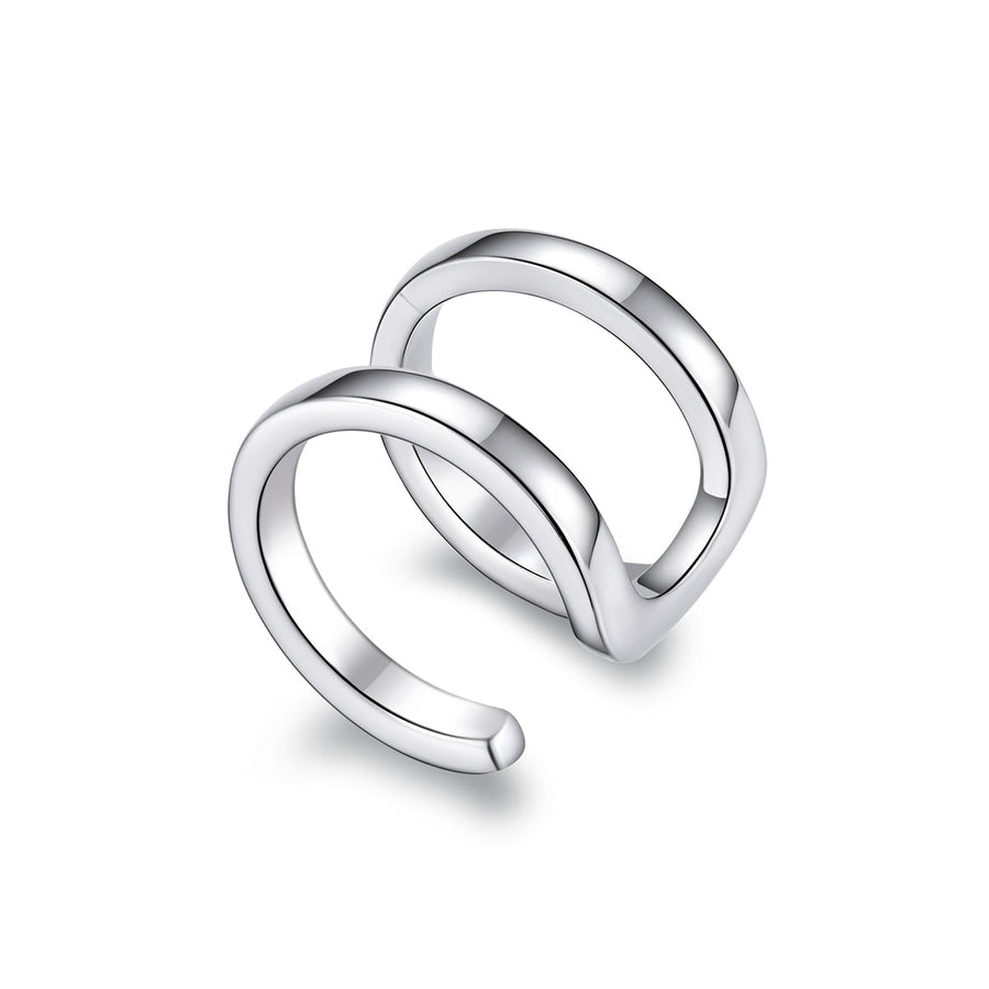 925 Sterling Silver Earrings 1.2*0.8cm with Platinum Plating for Women