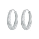 925 Sterling Silver Earrings 16*3mm with Platinum Plating for Women