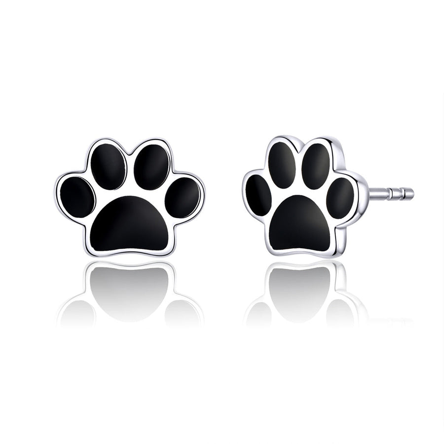 925 Sterling Silver Earrings with Enamel Finish