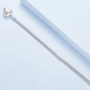 925 Sterling Silver + Pavé Setting White Gold Bracelet 17.0cm for Women