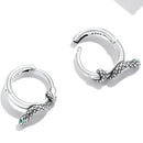 925 Sterling Silver Earrings with Pavé Setting CZ