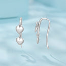 925 Sterling Silver Earrings 1.8*0.5cm for Women