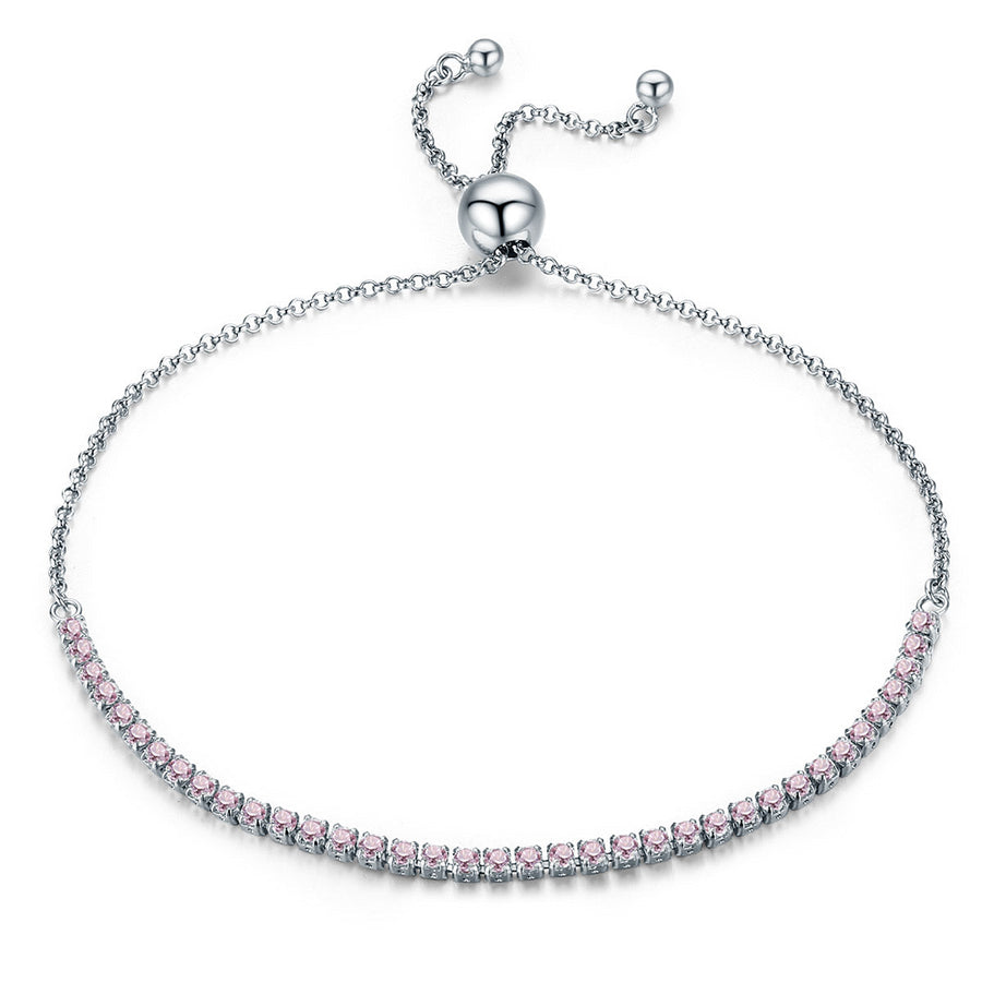 925 Sterling Silver Bracelet 27cm for Women