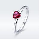 925 Sterling Silver Plated Platinum CZ Ring Size 6 for Women
