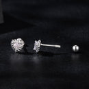 925 Sterling Silver Moissanite 0.15ct Earrings for Women
