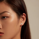925 Sterling Silver Earrings with Pavé Set CZ