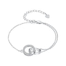925 Sterling Silver CZ Pavé Setting Bracelet