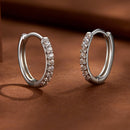 S925 Sterling Silver 2.0mm Moissanite Earrings for Women