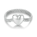 925 Sterling Silver 2.5mm Width Ring for Women