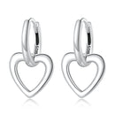 925 Sterling Silver Earrings for Women - Oxidized - 1.9x1.2cm