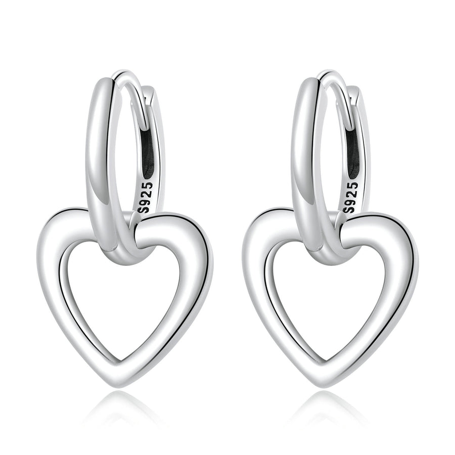 925 Sterling Silver Earrings for Women - Oxidized - 1.9x1.2cm