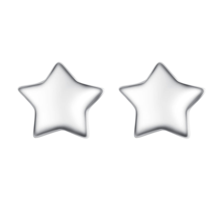 S925 Sterling Silver Earrings with Plated Platinum Finish for Women