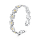 925 Sterling Silver Ring for Women - Style E, 0.4cm Width