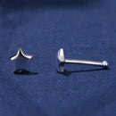 S925 Sterling Silver Earrings with Plated Platinum Finish for Women