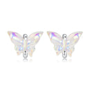 925 Sterling Silver Earrings with Resin and Oxidized Silver for Women