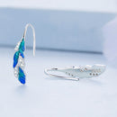 925 Sterling Silver Enamel Finish Pavé CZ Earrings for Women