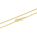 925 Sterling Silver + Plated White Gold Necklace 40cm for Women