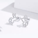 S925 Sterling Silver Plated Platinum Earrings