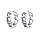 925 Sterling Silver Oxidized Earrings for Women
