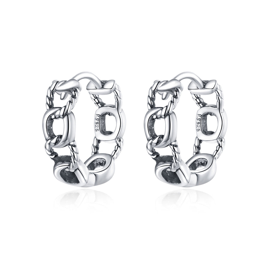 925 Sterling Silver Oxidized Earrings for Women