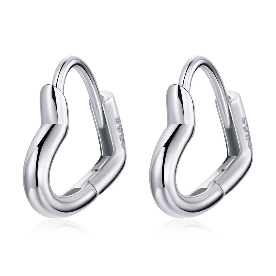 925 Sterling Silver & Platinum Earrings for Women
