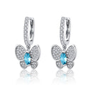 925 Sterling Silver Earrings with Pavé Setting CZ for Women