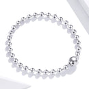 925 Sterling Silver Bracelet 17cm Oxidized & Platinum Plated for Women