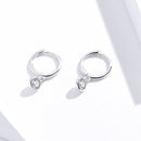 925 Sterling Silver Gold Plated Pavé Setting CZ Earrings for Women