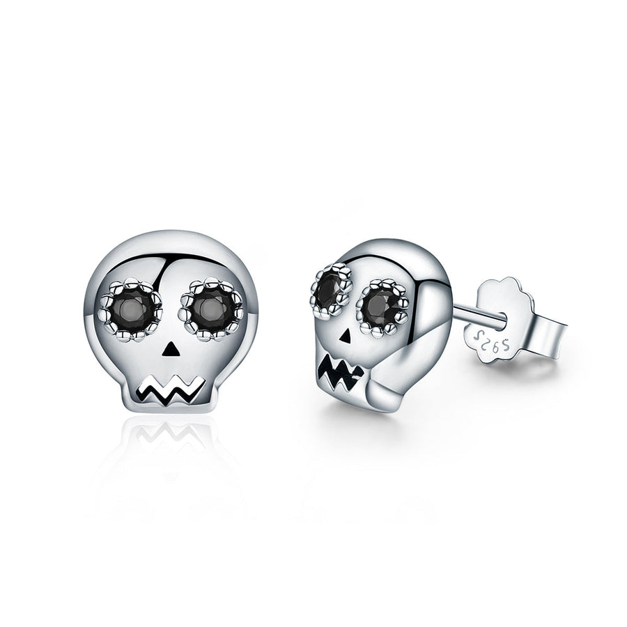 925 Sterling Silver Earrings with Pavé Setting CZ