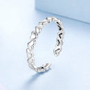 925 Sterling Silver Oxidized Silver 0.3cm Width Ring for Unisex