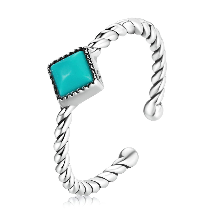925 Sterling Silver Stackable Pavé Setting CZ Ring for Women