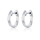 925 Sterling Silver Plated Black Gold Earrings for Women