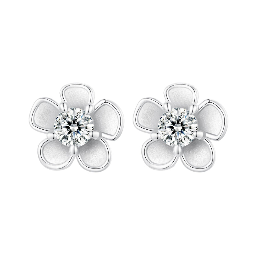 S925 Sterling Silver 3.00 Carat Moissanite Earrings for Women