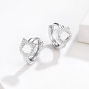 925 Sterling Silver CZ Earrings for Women