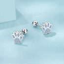 925 Sterling Silver Nano Opal Stone Earrings 6mm