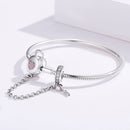 925 Sterling Silver Bracelet 17cm for Women