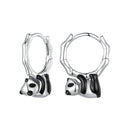 S925 Sterling Silver Enamel Earrings for Women