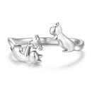 925 Sterling Silver 3mm Pavé Setting CZ Ring
