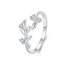 925 Sterling Silver Pave Setting CZ 1.5mm Ring