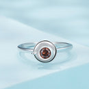 925 Sterling Silver Ring with Pavé Setting CZ