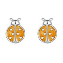 S925 Sterling Silver Enamel Earrings for Women
