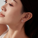 925 Sterling Silver 0.30 Carat Genuine Moissanite Earrings for Women