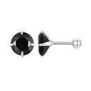 925 Sterling Silver Pavé Setting CZ Earrings for Women