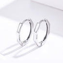 925 Sterling Silver Earrings 1.6*1.5 Size for Unisex