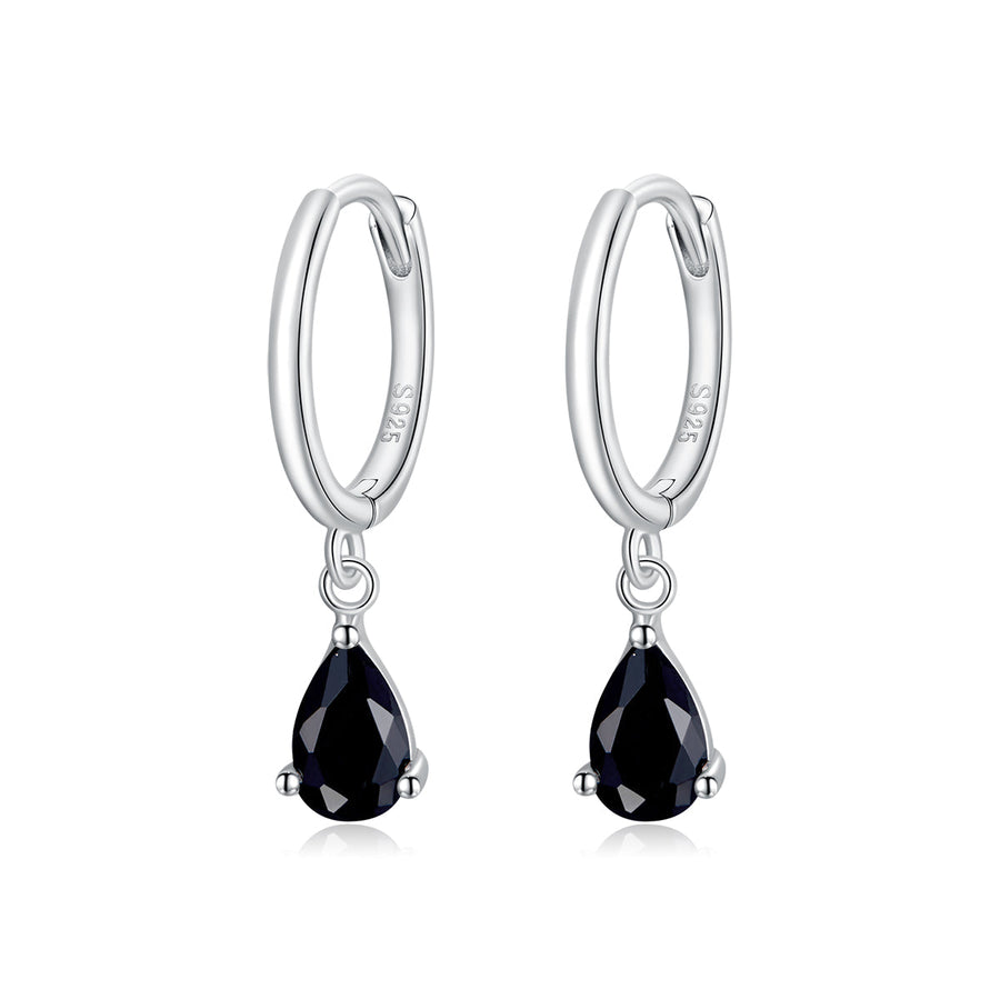 925 Sterling Silver Earrings with Pavé Setting CZ