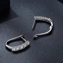 S925 Sterling Silver Moissanite Earrings 0.30 Carat for Women