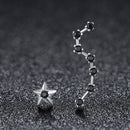 925 Sterling Silver Earrings with Pavé Setting CZ - 2.3cm Height